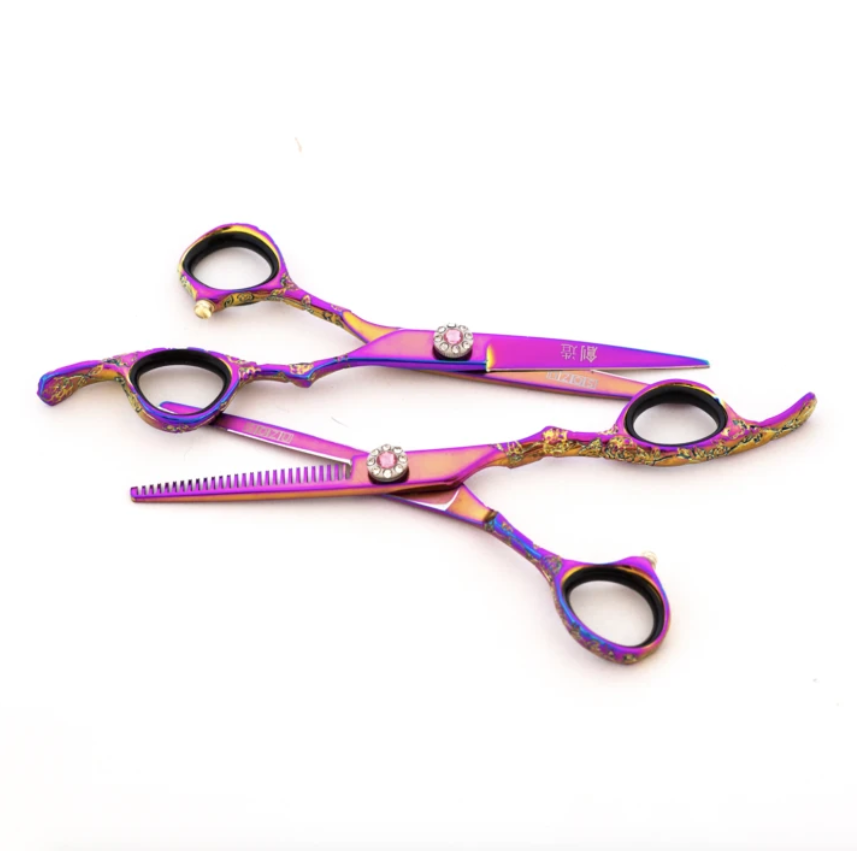 Sozu Essentials Pink Rainbow Scissor Thinner Combo (4755446792278)
