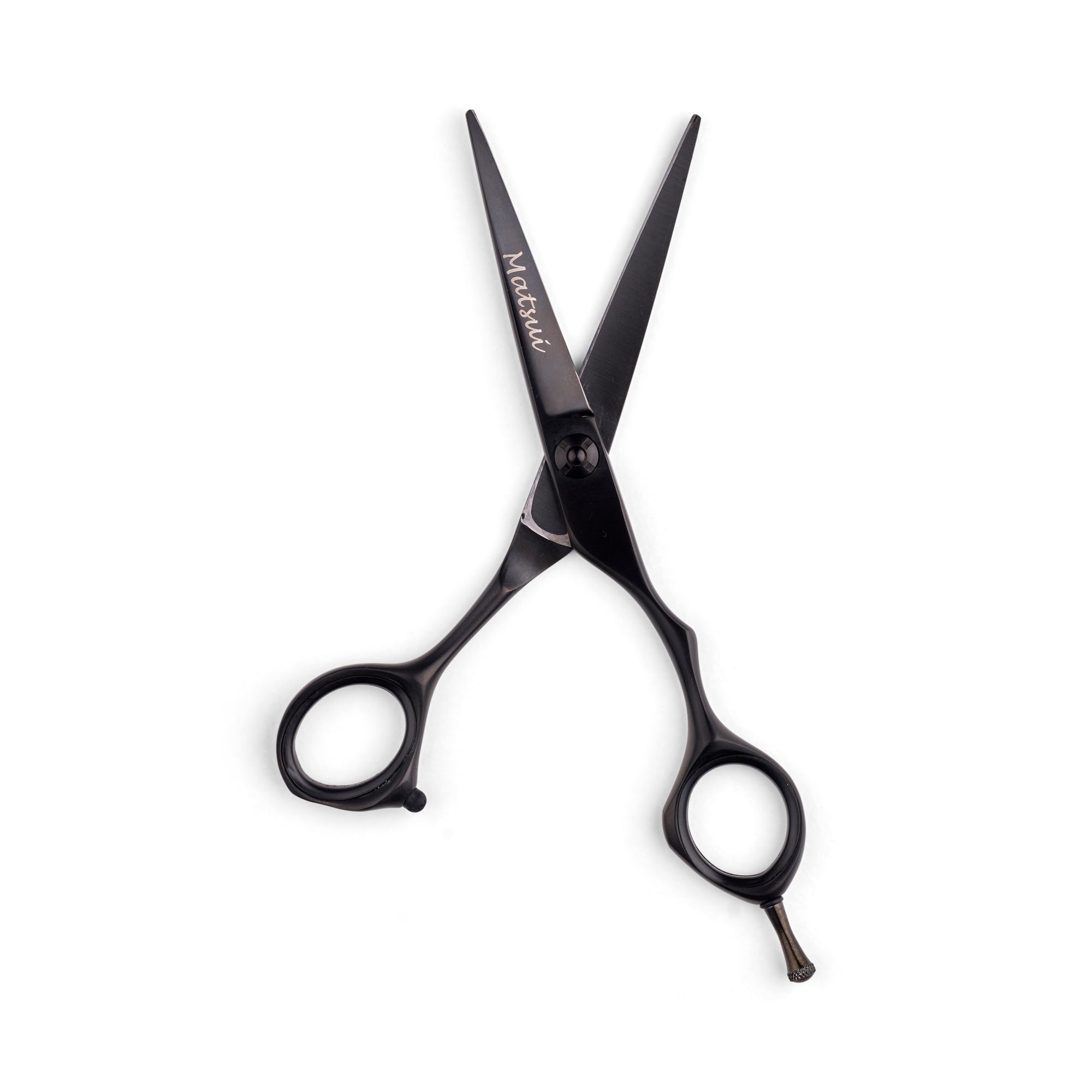 Ultra Light Matte Black Cutting Scissors (8655495463186)