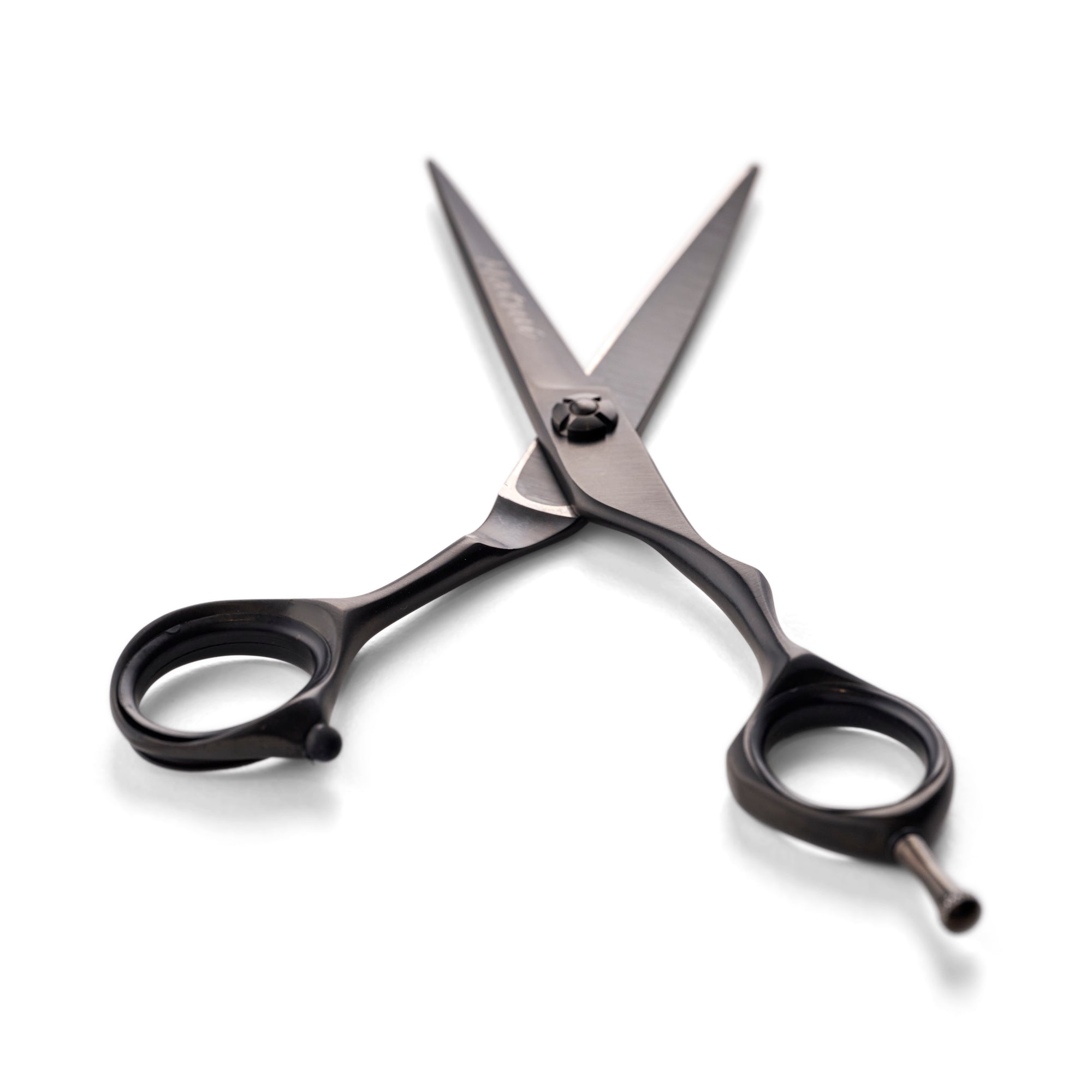 Ultra Light Matte Black Cutting Scissors (8655495463186)
