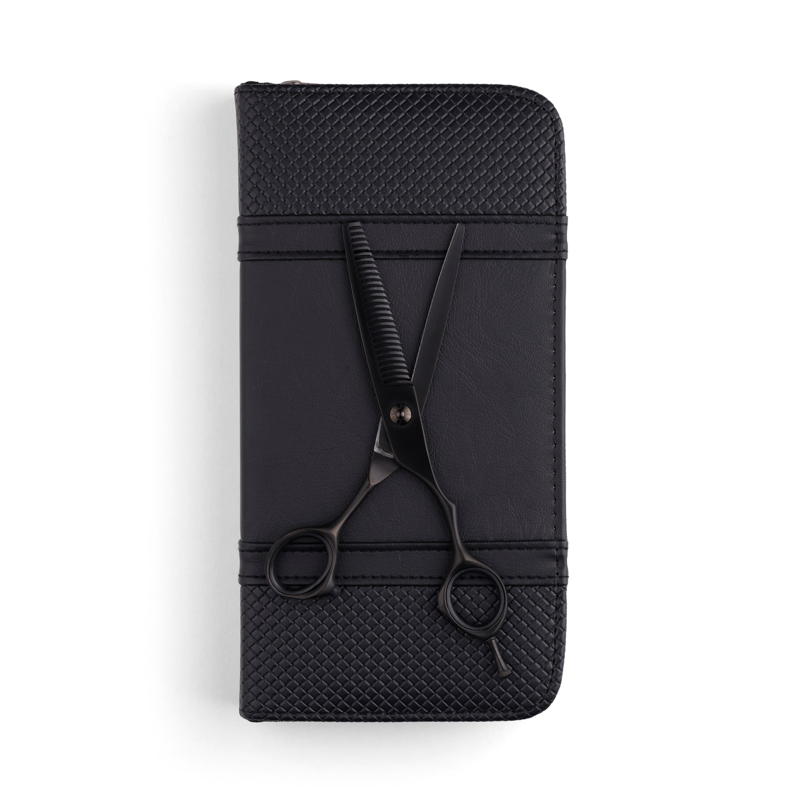 Ultra Light Matte Black Thinning Scissors (8953468748050)