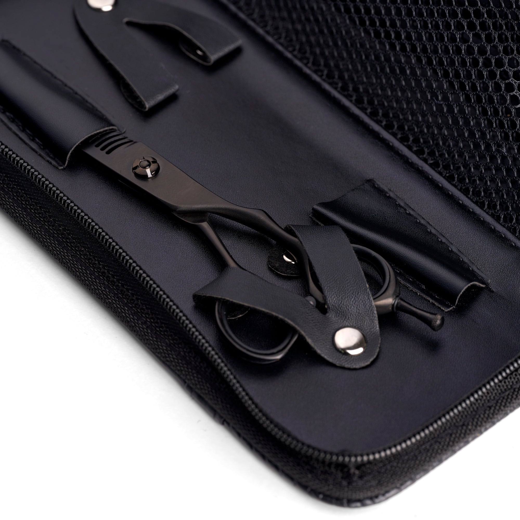 Ultra Light Matte Black Thinning Scissors (8953468748050)