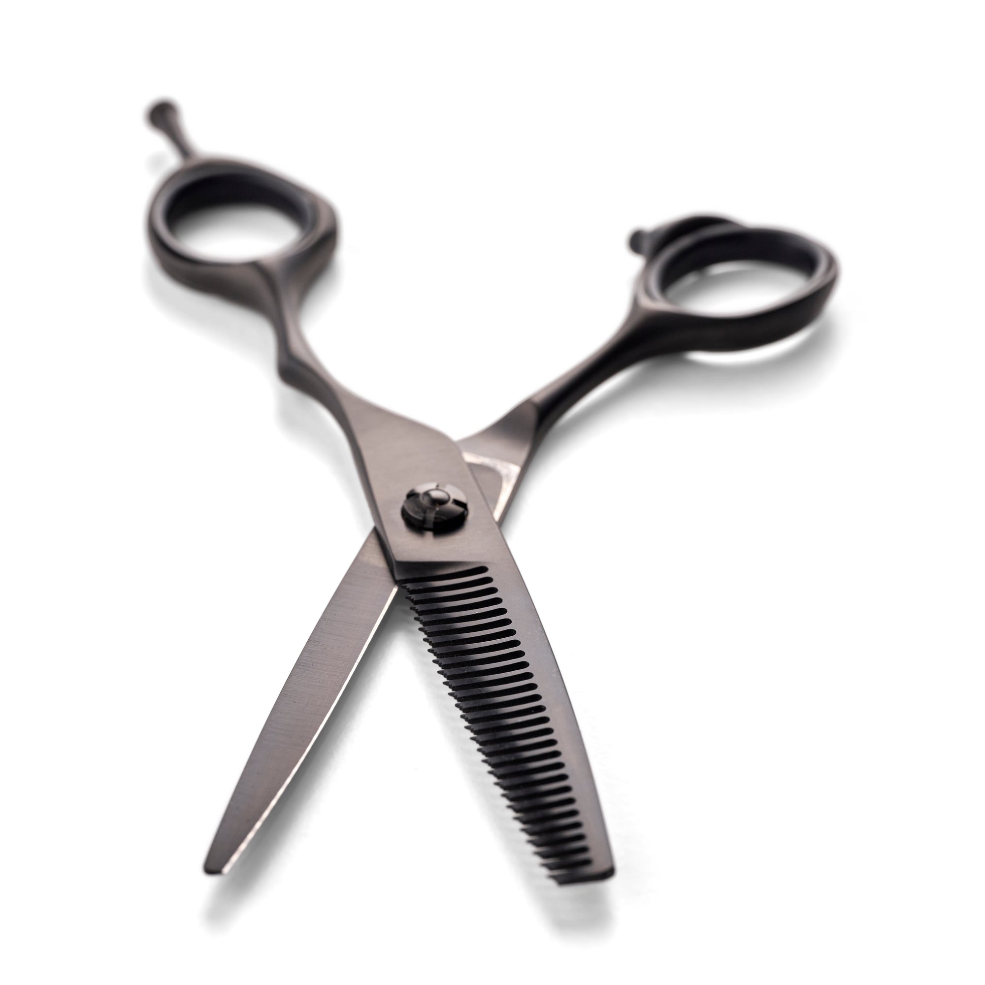 Ultra Light Matte Black Thinning Scissors (8953468748050)