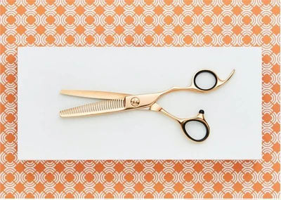 Ichiro Japanese Rose Gold Thinning Scissors