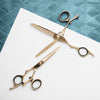 Matsui Swivel Rose Gold Lefty Scissor Thinner Combo (6772766474326)
