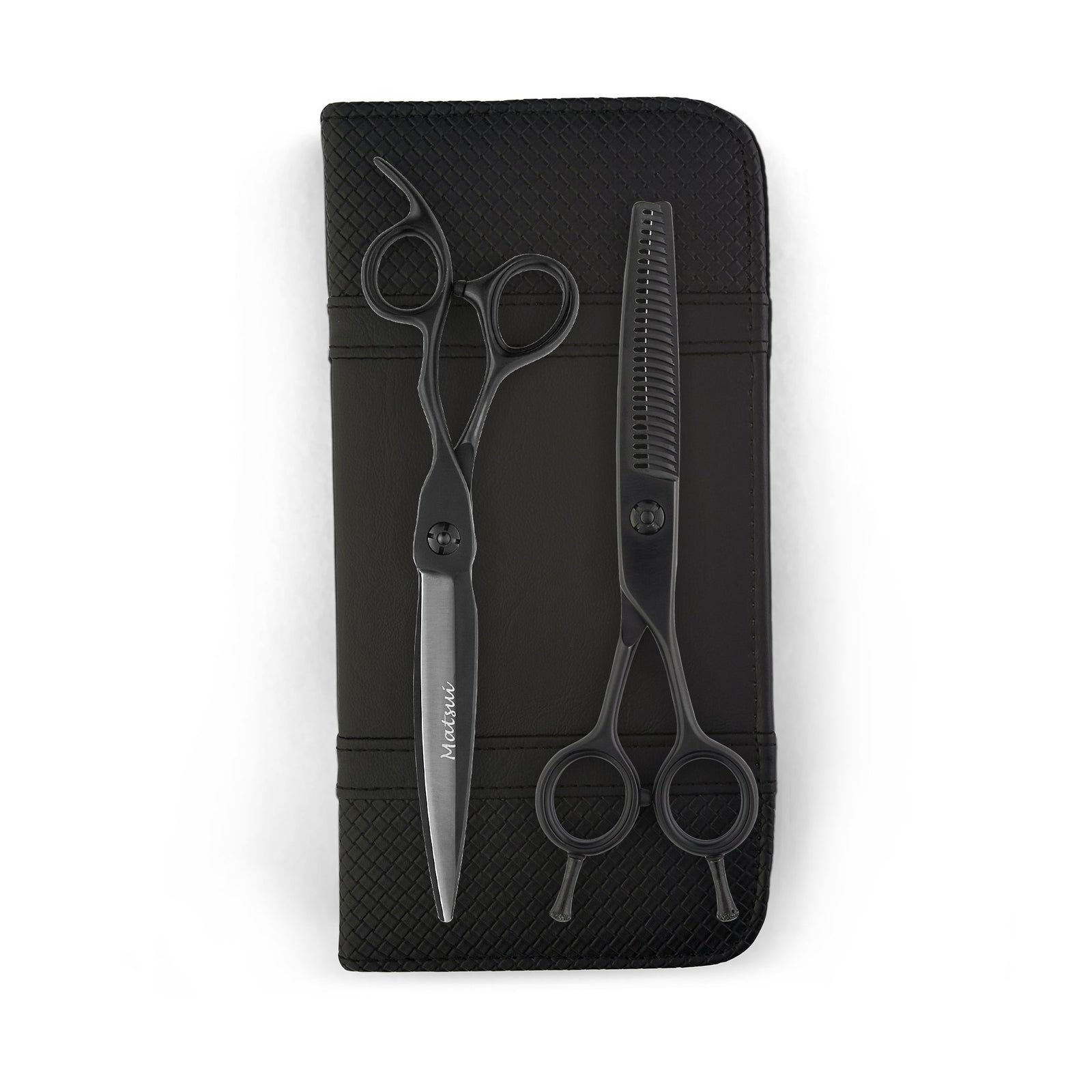 Matsui VG10 Sword Scissor Thinner Combo - Matte Black (4895696781398)