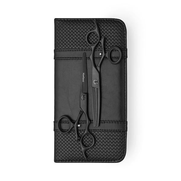 Matsui Matte Black Swivel Scissor Thinner Combo (1389402128470)