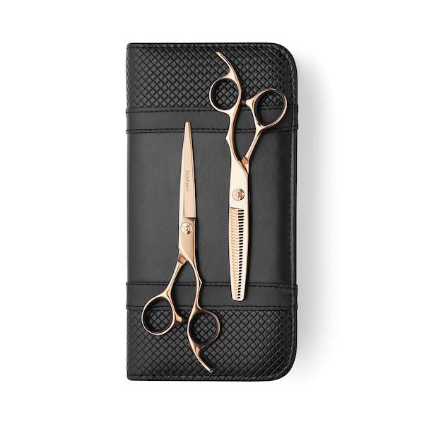 Matsui Rose Gold Aichei Mountain Offset Scissor Thinner Combo (1388747685974)
