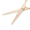 2020 Matsui Rose Gold Damascus Offset Scissor Thinner Combo (1979412709462)