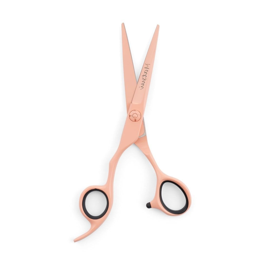 Lefty Matsui Pastel Peach Combo Hairdressing Scissors (8004059562258)