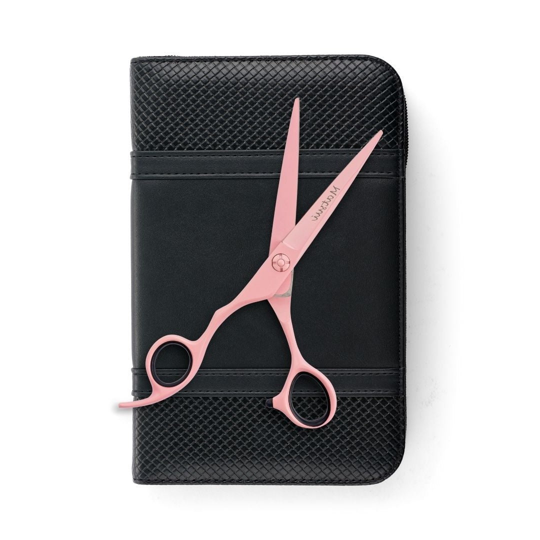 Lefty Matsui Pastel Pink Hair Cutting Scissor (8004024434962)