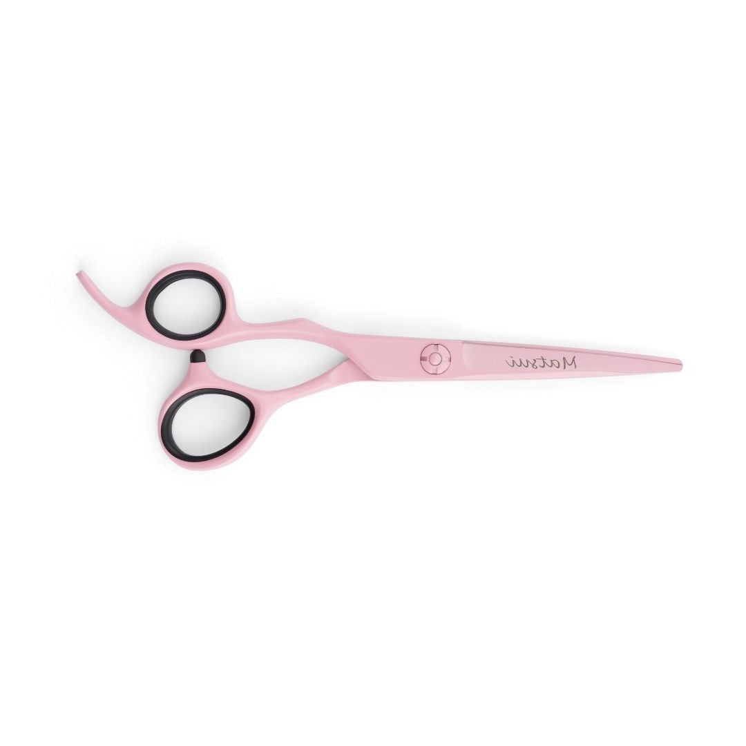 Lefty Matsui Pastel Pink Hairdressing Scissors Triple Set (8004042457362)