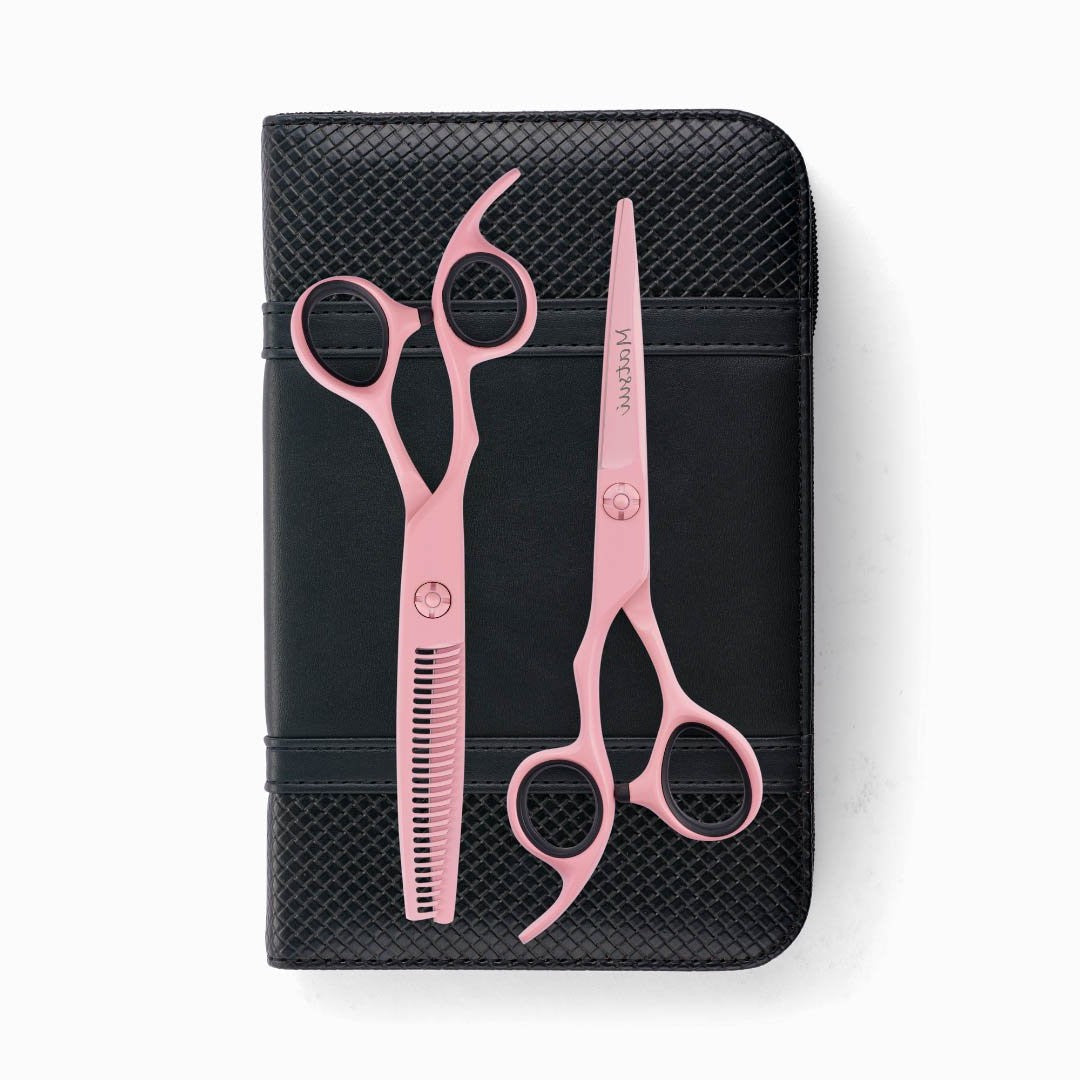 Lefty Matsui Pastel Pink Hair Scissors Combo (8004039311634)