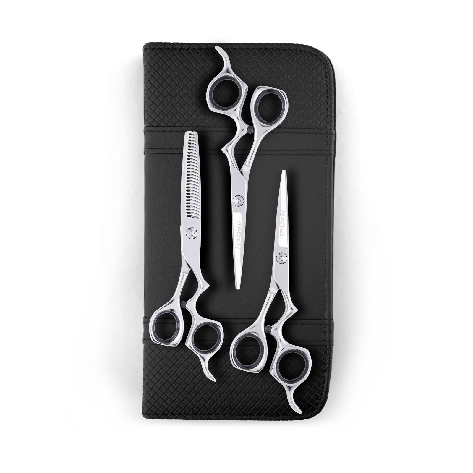 Matsui Classic Ergo Support Silver Scissor Thinner Triple Set (6706054135894)